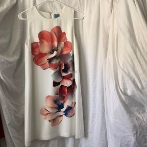 CeCe floral shift dress